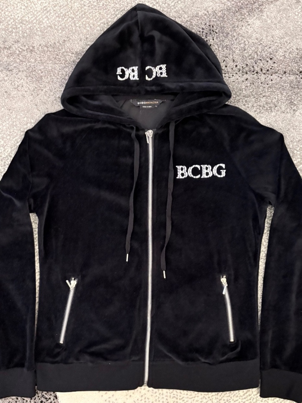 BCBG Velour Hoodie